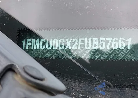 2015 Ford Escape Se из США, поврежденный, VIN 1FMCU0GX2FUB57661